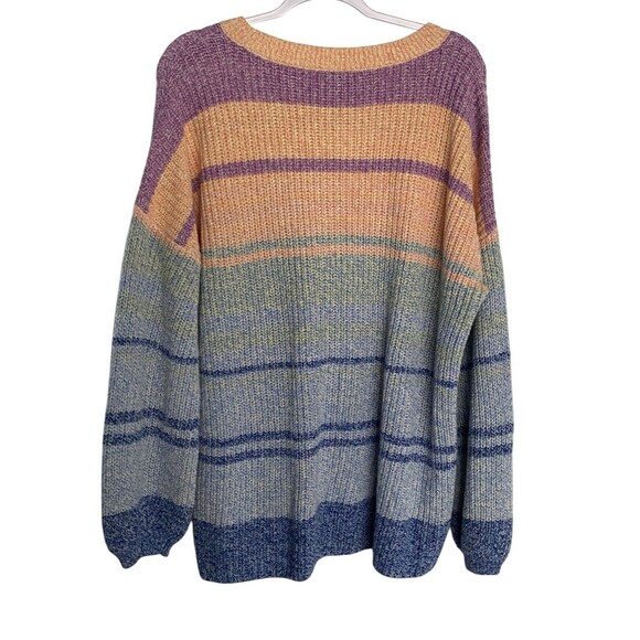 Soft Surroundings Sweater Karlie Stripe Knit - Picture 3 of 7